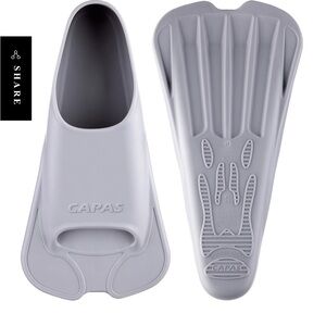 New In Box- Short Blade Training Fins- Size M, 7.5-8.5 Male, 8.5-9.5 Female